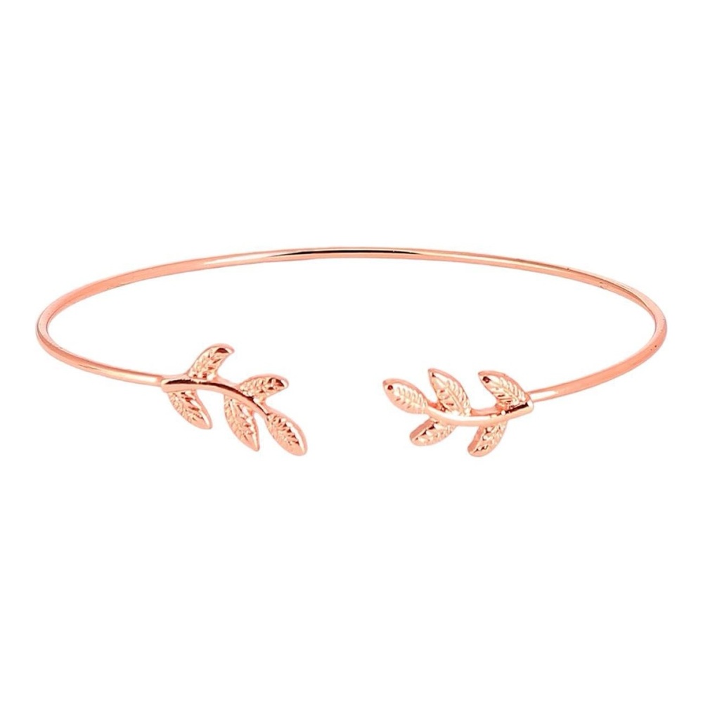 Dion Rose Gold Bangle Bracelet Arm Cuff